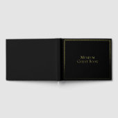 Registre des invités du Musée Noir et Or Bordure D (Complet)