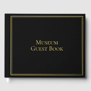 Registre des invités du Musée Noir et Or Bordure D