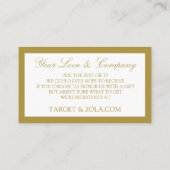 Registre des mariages - Cartes de puits d'attente (Dos)