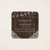 Registre des Mariages de dentelle du code QR (Devant)