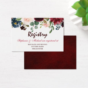 Registre des Mariages Floral Russe de la Marine Ro