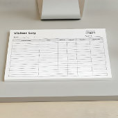 Registre des Visiteurs d'Affaires | Bloc-notes Pro