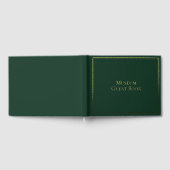 Registre des visiteurs du musée vert et or (Complet)