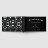 Registre mariage Vin Floral Silver Foil & Black (Complet)