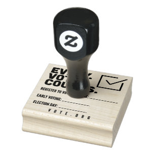 Registreer om te stemmen USA Stamp Rubberstempel