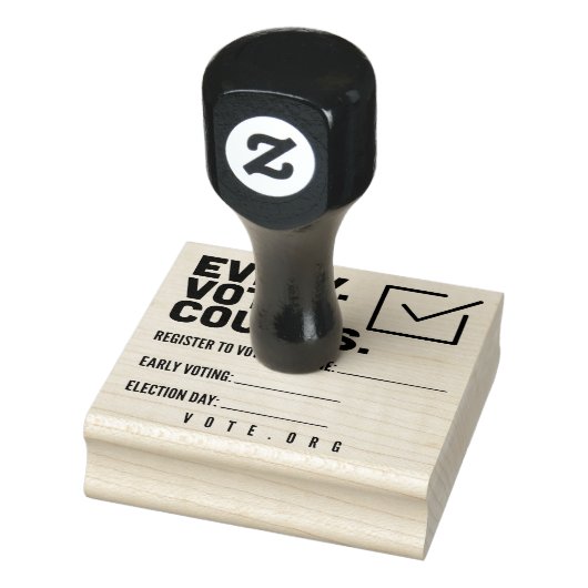 Registreer om te stemmen USA Stamp Rubberstempel (Stempel)