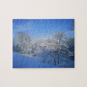 Registreer sneeuw in Louisville, Kentucky. Legpuzzel