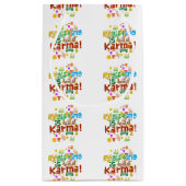 Registreren is slecht karma klein cadeauzakje (Achterkant)