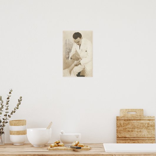 Réglage des pieds chiropratique Impression Vintage (Cuisine)