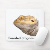 "Règle barbue de dragons !" tapis de souris (Avec souris)