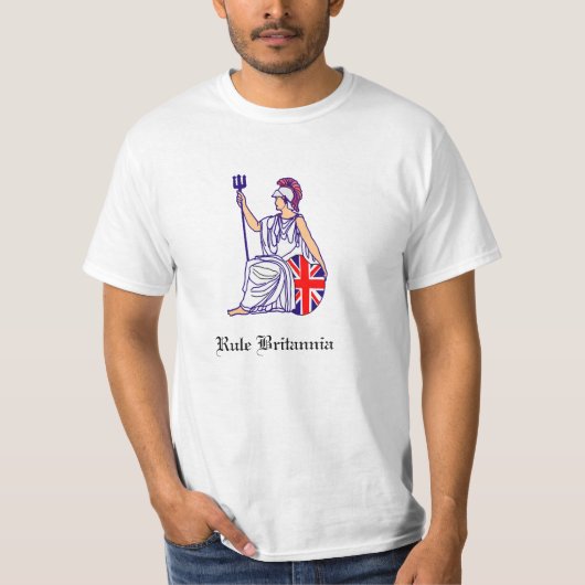 REGLE BRITANNIA MANNEN TEE SHIRT (Voorkant)