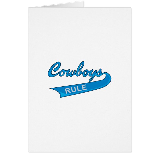 RÈGLE COWBOYS (Devant)
