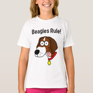 "Règle de beagles !" T-shirt de la sonnerie de la