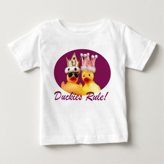 Règle de Duckies ! T-shirt (tous les tailles, (Devant)