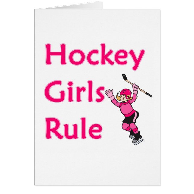 Règle de filles d'hockey (Devant)