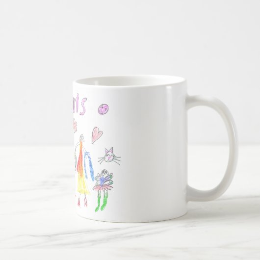Règle de filles ! ! ! tasse (Droite)