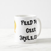 Règle de l'alimentation 3 la tasse de geek (Devant droit)