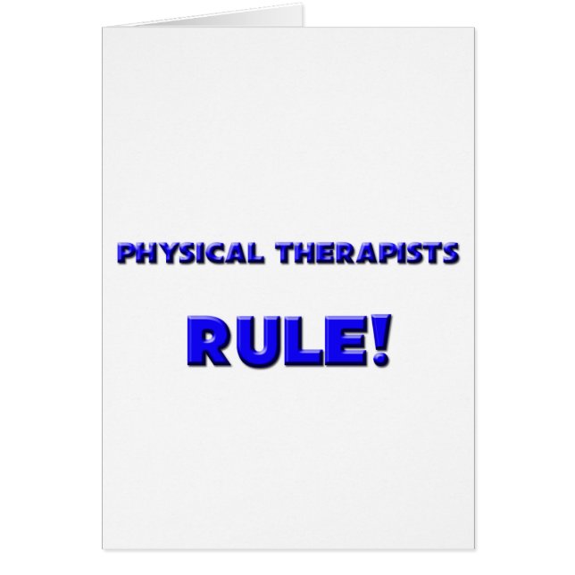 Règle de physiothérapeutes ! (Devant)