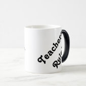 Règle de professeurs ! tasse morphing (Devant droit)
