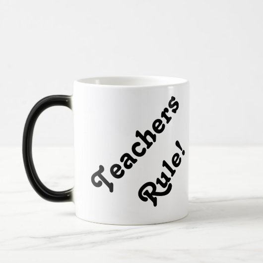 Règle de professeurs ! tasse morphing (Gauche)