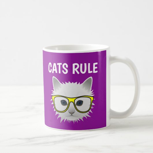 RÈGLE DES CHAUSSURES CHAT CAFÉ MUGS (Droite)