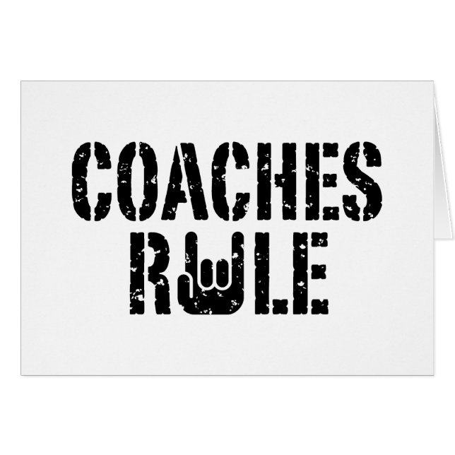 Règle des entraîneurs (Devant horizontal)