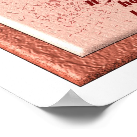 Règlement de la maison - Poster d'art (Coin)