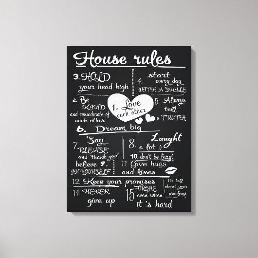 Reglement van het Parlement Canvas Afdruk (Voorkant)