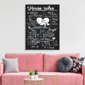 Reglement van het Parlement Canvas Afdruk (Insitu (Woonkamer))