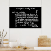 Reglement van het Parlement Poster (Keuken)