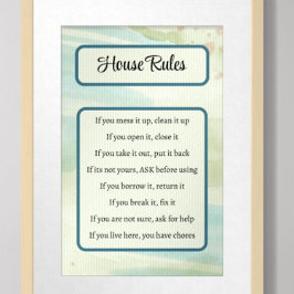 Reglement van het Parlement Poster