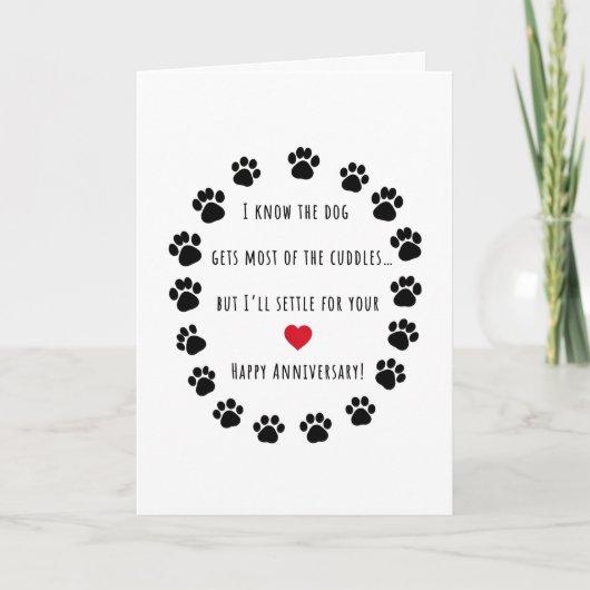 Régler pour votre coeur, carte Anniversaire (Devant)