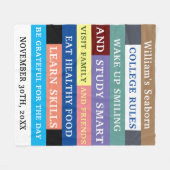 Règles Collégiales Personnalisées Couverture Drôle (Devant (Horizontal))