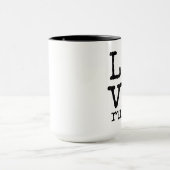 Règles d'amour, Panneau de paix, Mug de café (Centre)