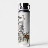 Règles de chasse aux aquarelles | Bouteille d'eau (Arrière)