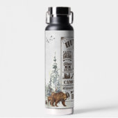 Règles de chasse aux aquarelles | Bouteille d'eau (Avant)