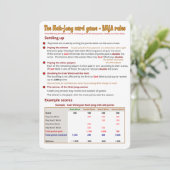 Règles de jeu de carte - arrangeant (Debout devant)