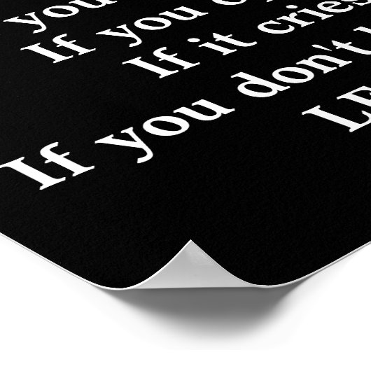 Règles de la maison - affiche (Coin)