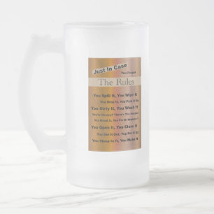 Règles de la maison Mug givré