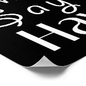 Règles de la salle de jeu Affiche d'art de métro (Coin)