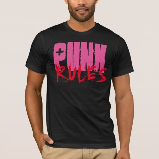 RÈGLES DE PUNK T-SHIRT (Devant)