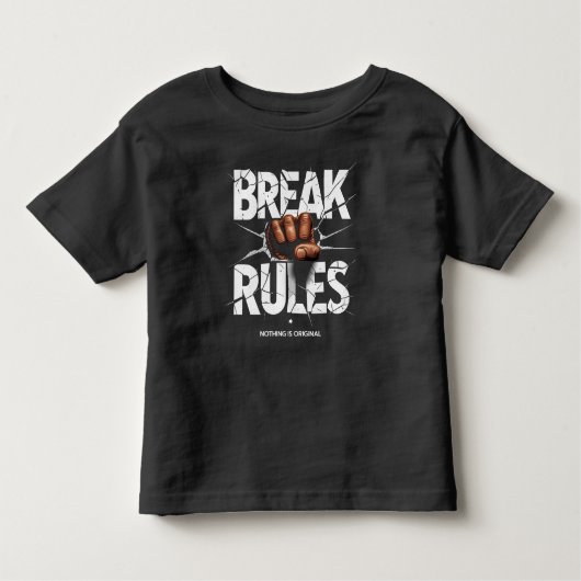 Règles de rupture - Rien n'est un T-shirt original (Devant)