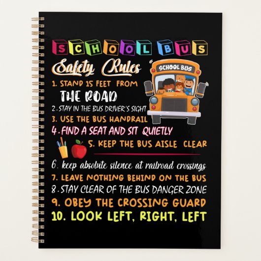 règles de sécurité du bus scolaire (Devant)