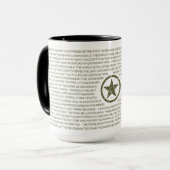 Règles de tasse de combat (Devant gauche)