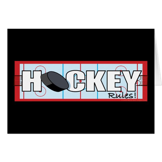 Règles d'hockey (Devant horizontal)