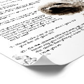 Règles pour animaux - Poster JoJo (Coin)