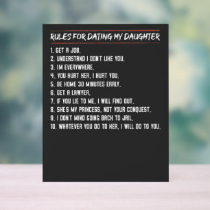 Règles Pour Dater Ma Fille Drôle Drôle Protecteur 