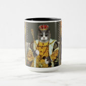 Règles royales de chats 15 oz Mug — Roi (Centre)