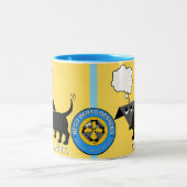 Rego Berto's "Dream Big" tweekleurige mok (Center)