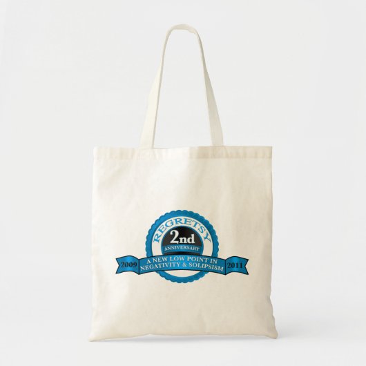 Regretsy 2 Jaar Jubileum Tote Bag (Voorkant)